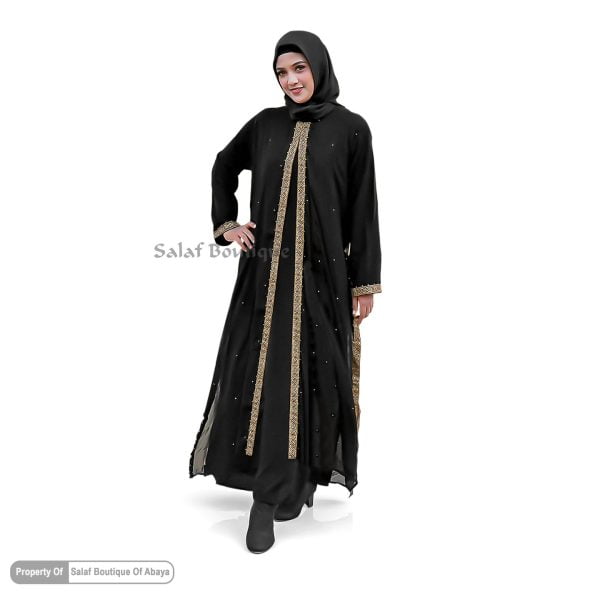 Abaya Kombinasi Sifon Renda Original by Salaf Boutique Of Abaya