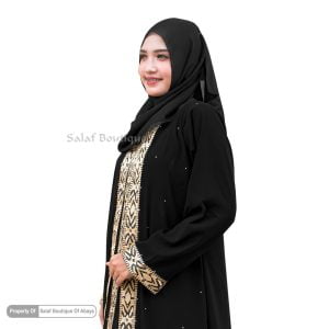 Abaya Kombinasi Rompi Sifon Original by Salaf Boutique Of Abaya