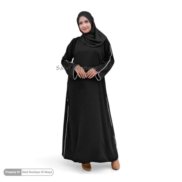 Abaya List Putih Nawwa Original by Salaf Boutique Of Abaya