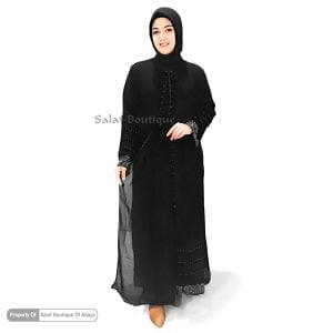Abaya Dubai Kombinasi Haura Original by Salaf Boutique Of Abaya
